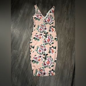 💰Zara Floral Bodycon Midi Dress NWOT
